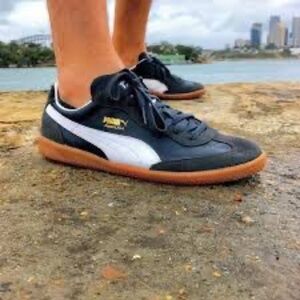 NWT Puma Super Liga OG Retro Sneakers Blue  Suede 7 Mens 8.5 Women